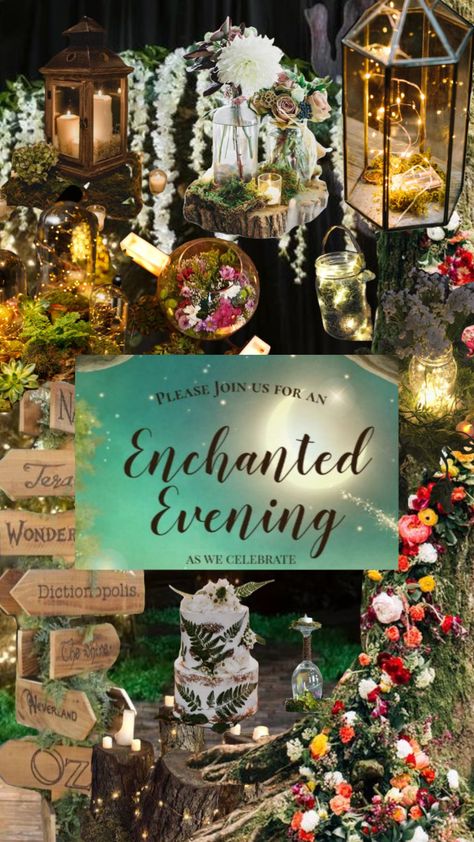 Enchanted forest hoco theme Tea Party Birthday, Enchanted Forest, Enchanted, Christmas Party, Tea Party, This Is Us, Forest, Christmas Tree, Tea