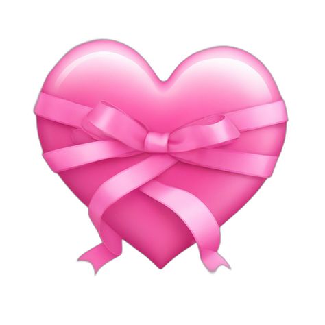 AI emoji generated from the prompt: Pink heart with ribbon Pink Emojis Reaction, Pink Emoji Aesthetic, Heart Emoji Png, Emoji Reaction Pics, Pink Emojis, Bow Emoji, Heart With Ribbon, Aesthetic Emojis, Pink Heart Emoji