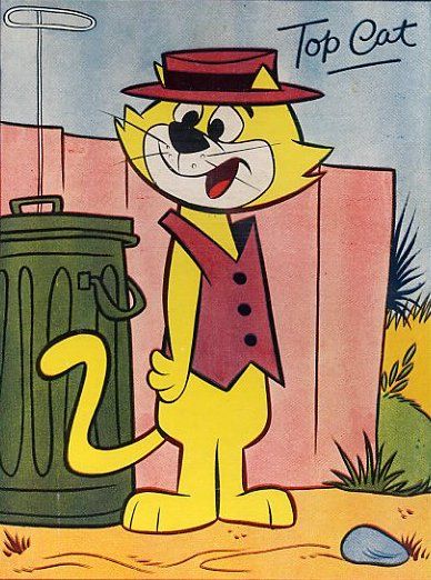 Top Cat Cartoon - a Hanna-Barbera prime time animated television series which ran from November 26, 1961 to April 18, 1962 for a run of 30 episodes on the ABC network. Cat Voice, Hanna Barbera Cartoons, Old School Cartoons, Top Cat, Morning Cartoon, Classic Cartoon Characters, Desen Anime, Cartoon Photo, Saturday Morning Cartoons