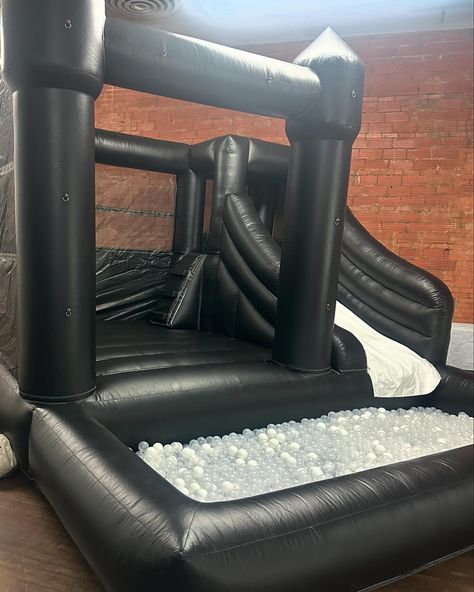 Don’t forget we have the perfect bounce houses for this spooky season coming up 🕷️😍 #dfw #dfwrentals #dfwballoons #dfwbouncehouse #blackbouncehouse Bouncy House, Bounce House, Balloons, Black