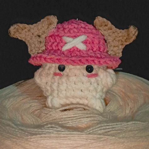 It's so cute. I crochet this project. 🙂 Tony Chopper, Chopper, Stuffed Mushrooms, One Piece, Crochet