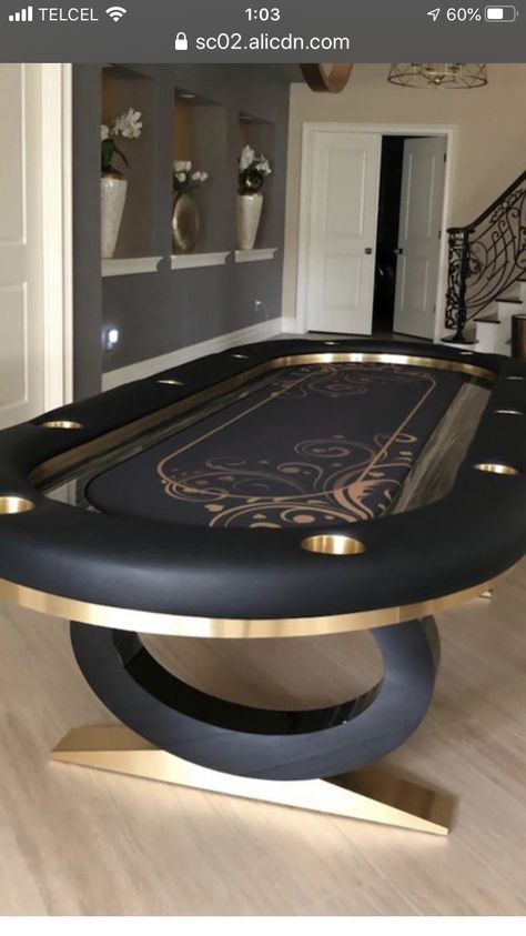 Mollys Game, Poker Table Diy, Poker Tables, Games Table, Poker Set, Poker Room, Table Games, Poker Table, Luxury Furniture