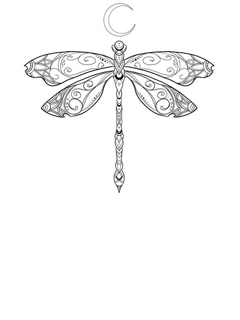 Dragonfly Drawing, Lotus Tattoo Design, Dragonfly Tattoo Design, Remembrance Tattoos, Self Love Tattoo, Boho Tattoos, Neck Tattoos Women, Dragonfly Tattoo, Tattoo Design Book