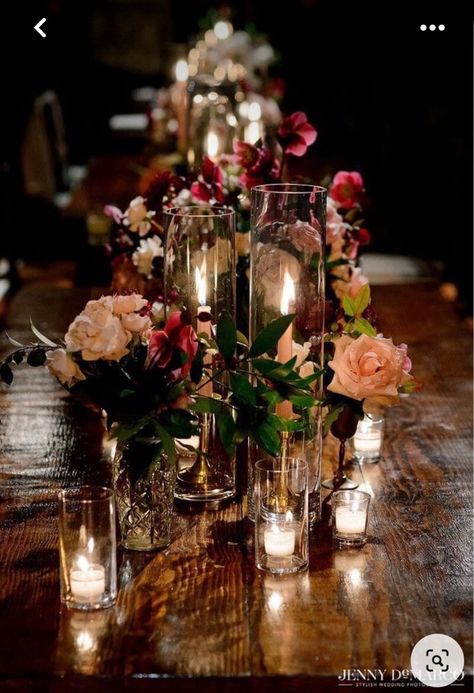 Ruangan Studio, Wedding Candles Table, Tafel Decor, Dark Wedding, Moody Wedding, Wedding Table Settings, Wedding Mood Board, Wedding Mood, Wedding Florist