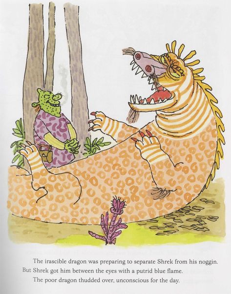 Shrek Illustration, Shrek Book, Lemony Snicket Books, Shrek The Third, William Steig, Imaginary Creatures, Art Spiegelman, Inspiring Illustration, Stage Props