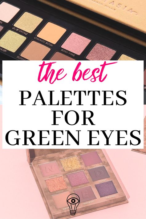 Find here the best eyeshadow palettes for green eyes, from MAC Flame Boyant palette to the Nabla Secret palette - the best makeup palettes for green eyes, from fair skin to dark skin! Mac Eyeshadow Palette For Green Eyes, Mac Shadows For Green Eyes, Eyeshadow For Green Eyes Tutorial, Eye Shadow For Green Eyes And Blonde, Eyeshadow Palettes For Green Eyes, Mac Eyeshadow For Green Eyes, Neutral Eyeshadow For Green Eyes, Best Eyeshadow Colors For Green Eyes, Best Eye Shadow For Green Eyes