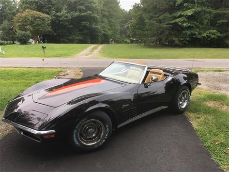 1972 Corvette, Baytown Texas, Corvette Stingray Convertible, Fredericksburg Virginia, Classic Chevrolet, Chevrolet Corvette Stingray, Retro Radio, Convertible Top, Corvette Stingray