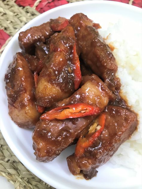 Coconut Milk Shrimp, Pork Binagoongan, Filipino Pork Recipes, Cooking Pork, Pinoy Foods, Milk It, Shrimp Paste, How To Cook Pork, Pinoy Food