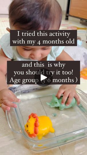 212K views · 3.3K reactions | Share with all the moms who are looking for ideas to ensure play alongwith sensory development for their 3-6 months old. Bonus point is the tummy time !!!! This is your 2 in 1 activity ✨ 
#babyplay #babyplayideas #3monthsold #4monthsold #5monthsold #newmom #parenting #parentingtips | Megha Sharma | Sonu Nigam · Zoobi Doobi 5 Month Old Baby Activities, Toddler Projects, 5 Month Old Baby, 4 Month Old Baby, Sonu Nigam, Sensory Development, 4 Month Olds, Baby Tips, 6 Month Olds