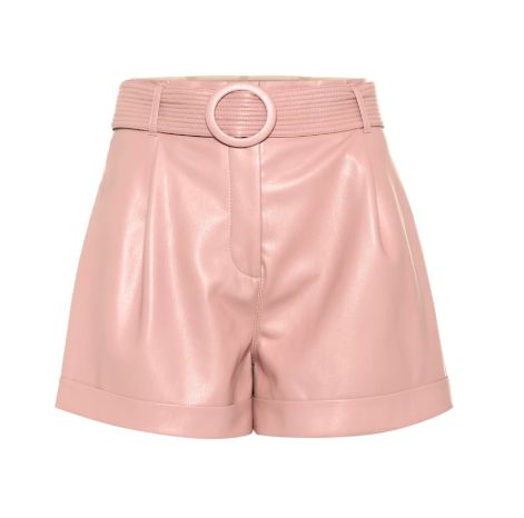 Faux Leather Shorts, Outfit Png, Ring Belt, Satin Shorts, Shorts Style, Twill Shorts, Girl Fits, Leather Shorts, Women Leather