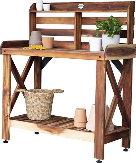 Planting Station Potting Tables, Planting Station, Outdoor Garden Table, Garden Work Bench, Potted Fruit Trees, Furniture Craftsmanship, Grill Gazebo, Potting Tables, Potting Table