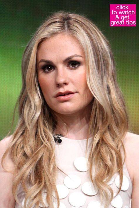 Sookie Stackhouse Perfect Highlights, Celebrities Hair, Sookie Stackhouse, Voluminous Waves, Anna Paquin, Highlight Ideas, Liquid Texture, Styling Mousse, Red Carpet Hair