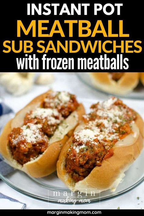 Frozen Meatball Subs Recipes, Instapot Meatball Subs, Insta Pot Meatballs Frozen, Instant Pot Meatball Subs, Pressure Cooker Meatballs Frozen, Instapot Meatball Recipes, Instant Pot Frozen Meatballs And Sauce, Instant Pot Meatball Recipes, Frozen Meatball Subs