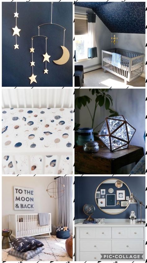 Galaxy Nursery, Room Boy, Boy Nursery Themes, Space Themed Room, Baby Nursery Inspiration, Girl Nursery Themes, Baby Room Themes, Space Themed Nursery, Nursery Room Design