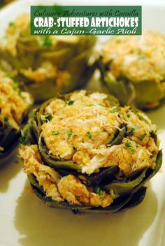 Culinary Adventures with Camilla: Crab-Stuffed Artichokes with a Cajun-Garlic Aioli #BloggerRecipeChallenge Best Artichoke Recipe, Stuffed Artichokes, Thanksgiving Brunch, Spicy Aioli, Recipe Challenge, Crab Stuffed, Spice Blends Recipes, Artichoke Recipes, Garlic Aioli