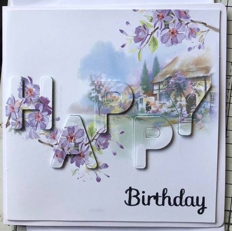 Eclipse Cards Ideas, Eclipse Cards, Designer Paper Cards, Stampin Up Birthday Cards, Birthday Card Craft, Hand Made Greeting Cards, Birthday Cards For Women, Alphabet Cards, Beautiful Greeting Cards