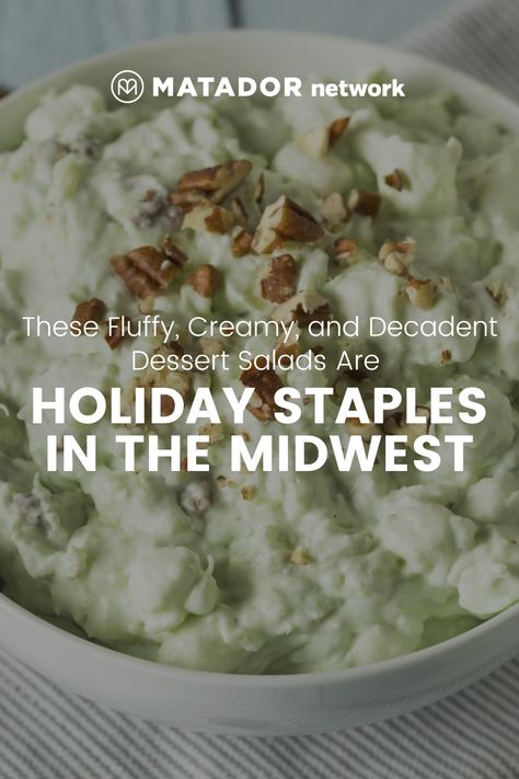 Minnesota Salads That Arent Really Salads, Midwest Salad Recipes, Midwest Salads, Midwest Desserts, Sweet Pasta Salads, Cookie Salad, Snickers Salad, Canned Pears, Canned Fruit