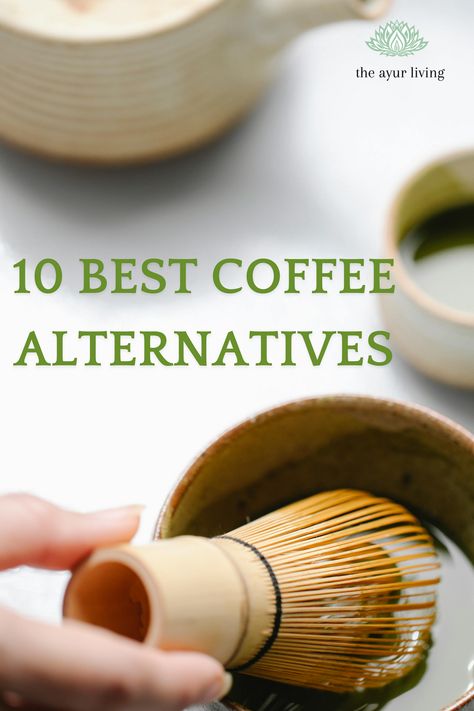 Sick of having coffee and need a break? Here are ten coffee alternatives for you! Coffee Alternative Healthy Mornings, Replace Coffee, Coffee Detox, Coffee Alternative Healthy, Quit Coffee, Chicory Coffee, Cheap Healthy, Turmeric Latte, Coffee Alternative