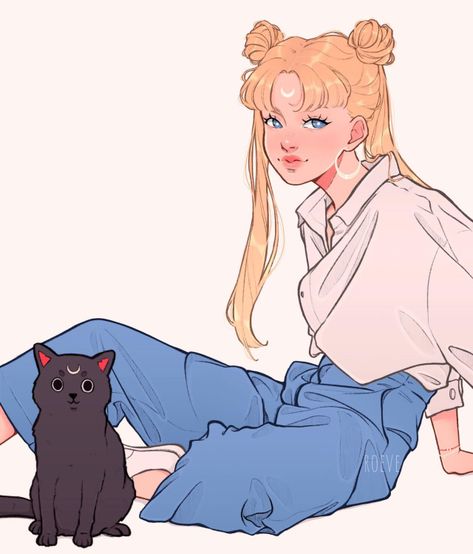 Sailor Moon Tumblr, Sailor Moon Girls, Sweet Drawings, Sailor Moon Cosplay, Sailor Moon Usagi, Moon Illustration, Usagi Tsukino, Pop Culture Art, Sailor Moon Art