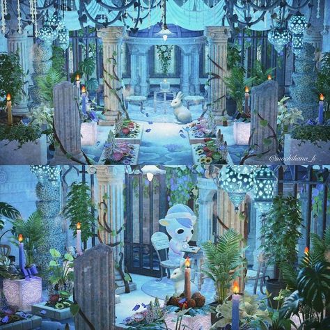 Paradise Planning Acnh, Acnh Interior, Acnh Hhp, Celestial Room, Mermaid Island, Ac New Leaf, Arte Do Kawaii, Animal Crossing Guide, Happy Home Designer