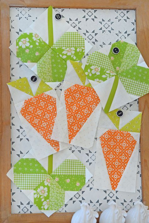 Lucky Shamrock Freebie from Fig Tree & Co. | modafabrics.com Shamrock Quilt, Freebies Pattern, Grandmother Quilt, Fall Quilt Patterns, Jelly Roll Patterns, Cabin Diy, Block Quilts, Spring Quilts, Lucky Shamrock