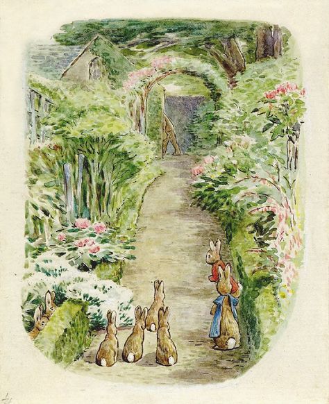 Woodsy Nursery, Beatrix Potter Illustrations, Peter Rabbit Nursery, Rabbit Book, Potter Art, Romantic Art, Art And Illustration, Beatrix Potter, Peter Rabbit