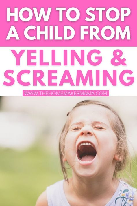 Here is everything you can do to stop your child from yelling at small things and screaming. #parentingtips #stopchildfromyelling Toddler Screaming, How To Teach Kids, Calming Activities, Teaching Toddlers, Smart Parenting, Toddler Life, Emotional Development, Gentle Parenting, Teaching Preschool