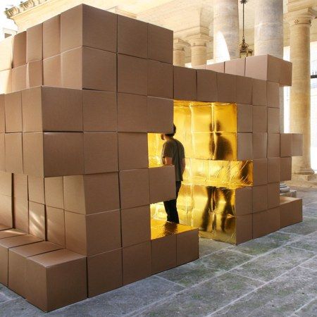 Temporary Architecture, Cardboard Design, Pop Up Art, Exhibition Display, Cardboard Art, Exhibition Space, Exhibition Stand, Display Design, Booth Design