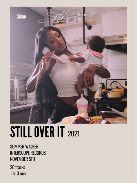 Still Over It Summer Walker, Over It Summer Walker, Still Over It, Polaroid Album, Aesthetic Polaroid, Mini Polaroid, Summer Walker, Music Poster Ideas, Retro Wallpaper Iphone