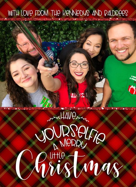 Selfie Christmas Card, Loving Family, Merry Little Christmas, Perfect Christmas, Christmas Card, Card Ideas, Christmas Cards, Christmas