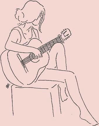 A Drawing, Guitar, Drawings