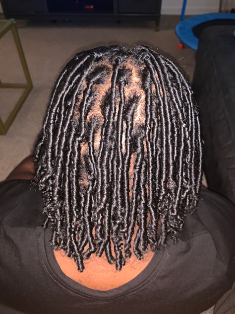 Coil method with half moon parts. 97 loc babies! Starter Locs, Loc Journey, Locs Hairstyles, Half Moon, Locs, Comb, Short Hair, Short Hair Styles, Hairstyles