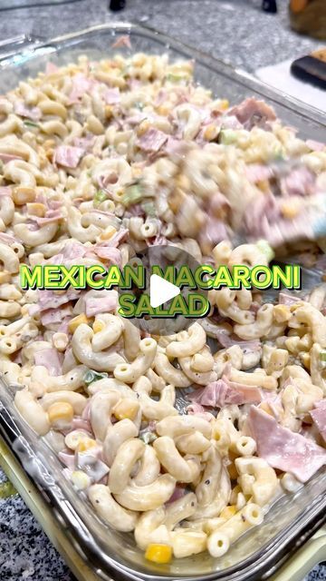 Macaroni Salad Mexican Style, Mexican Macaroni Salad, Mexican Casserole, Picnic Ideas, Macaroni Salad, Mexican Party, Mexican Recipes, Mexican Style, June 19