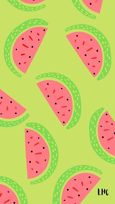 Watermelon Wallpaper, Cute Summer Wallpapers, Hd Wallpaper Iphone, Watercolor Wallpaper, Iphone Background Wallpaper, Simple Wallpapers, Summer Wallpaper, Kawaii Wallpaper, Wallpaper Iphone Cute