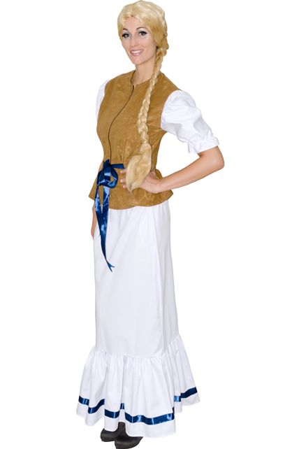 Costume de Falbala : soyez une magnifique gauloise !  Ledeguisement.com Super Easy Halloween Costumes, Costume Diy, Easy Halloween Costumes, Easy Halloween, Diy Costumes, Lace Skirt, Apron, Shoulder Dress, Halloween Costumes