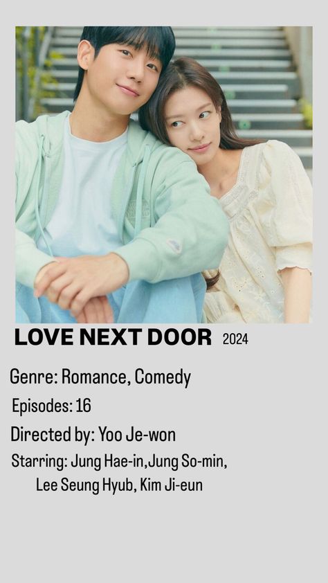 On Netflix Love Next Door Poster, Door Poster, Next Door