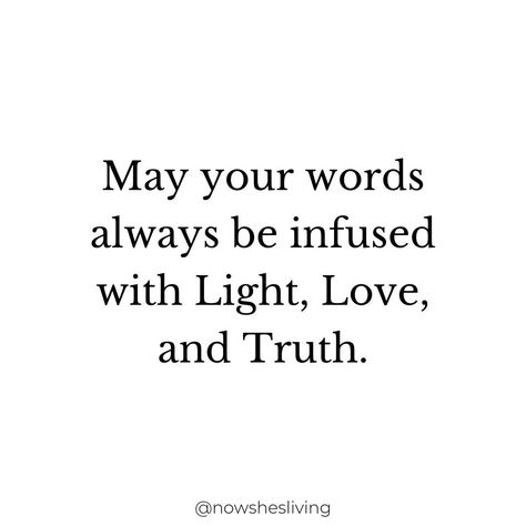 A prayer before you speak: May my words always be infused with Light, Love and Truth. 🙏🏼 Let's Talk About Communication Have you ever noticed that sometimes it's not just the words we say but how we say them that really matters? 🤔 Speaking from the heart isn't just about the words we choose; it's about the feelings and attitude we put into our communication. ✨ So here's a little reminder: before you speak, take a moment to connect with your higher power. 🙏🏼 Create a sacred space in silence... Empowerment Quotes, A Prayer, Let's Talk About, May I, Inner Strength, Sacred Space, Powerful Words, Let's Talk, Funny Things