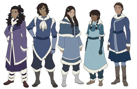 Water Nation Avatar, Water Tribe Formal Clothes, Waterbender Outfit Character Design, Lok Oc Water Tribe, Water Tribe Character Design, Northern Water Tribe Oc, Southern Water Tribe Clothes, Atla Outfits Water, Watertribe Atla Clothes