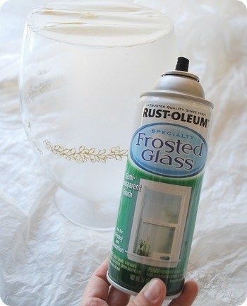 frosted glass spray paint Frosting Windows, Frosted Glass Spray Paint, Glass Spray Paint, Frosted Glass Spray, Hallway Light, Paint Tutorial, Jar Lanterns, Pantry Door, Door Glass