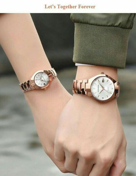 Couple Watches Set, Female Watch, خواتم خطوبة, Watch Photography, Gold Man, Watch Women's, Couple Hands, Trendy Watches, Fitbit Watch