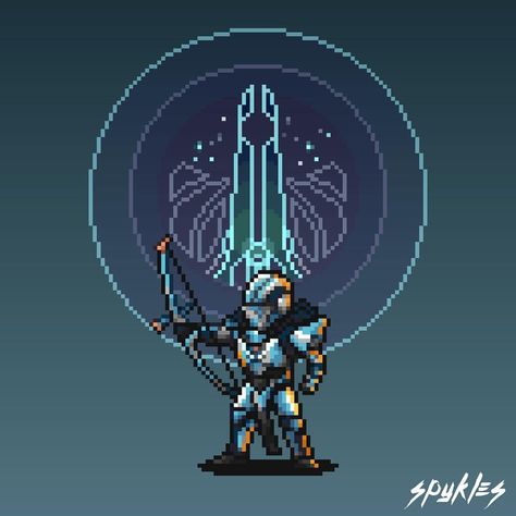 Destiny Art, Destiny Game, Video Game Anime, Pixel Art Characters, Pixel Art Games, Destiny 2, Space Opera, Bead Designs, Game Design