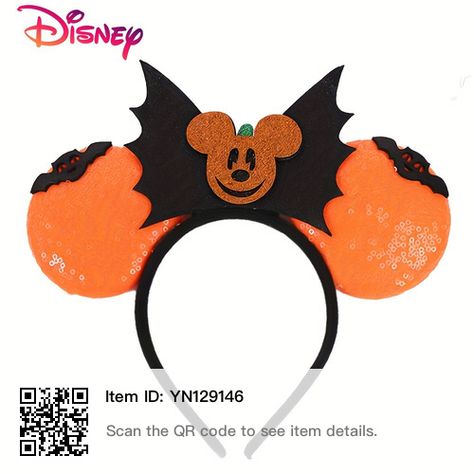 Disney Ears Diy, Halloween Accessories Hair, Mickey Mouse Halloween, Party Hair Accessories, Halloween Headband, Mouse Ears Headband, Christmas Headband, Bag Display