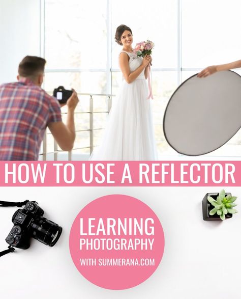 Diy Photo Reflector, Reflector Diy, Photography For Dummies, Reflector Photography, Diy Photo Backdrop, Colourpop Eyeshadow, Vintage Wedding Photography, Beautiful Wedding Photography, Wedding Photography Styles