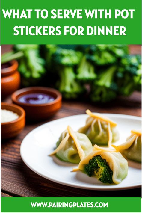 15 Mouthwatering Side Dishes to Serve With Pot Stickers 🥟🍜 #PotStickerDinner #AsianCuisine Cheese Alternatives, Dumpling Filling, Pork And Cabbage, Pot Stickers, Glass Noodles, Best Side Dishes, Spinach And Feta, Healthy Sides, Chicken And Dumplings