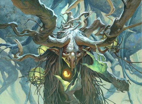 Willowdusk - MTG Wiki Morning Magic, Types Of Magic, Mtg Art, Mythological Creatures, High Fantasy, Magic Art, Wizards Of The Coast, The Villain, Featured Art