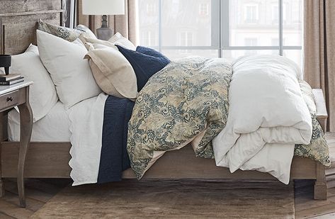 Bedding Sets Full, Stylish Bedding, Pottery Barn Bedding, King Bedding, Full Bedding Sets, Stylish Beds, King Beds, Home Decor Inspiration, Pottery Barn