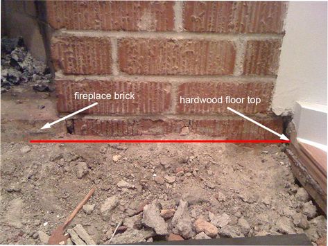 Remove Raised Hearth From Fireplace, Remove Hearth From Fireplace, Removing Hearth From Fireplace, Remove Brick Fireplace Hearth, Removing Fireplace Hearth, Flush Hearth Fireplace, Tiling A Brick Fireplace, Removing Brick From Fireplace, Remove Fireplace Hearth