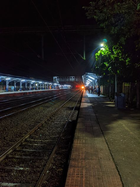 white and brown train station photo – Free Ottapalam Image on Unsplash Railway Station Night, Instagram Food Pictures, Station Photo, India Images, Instagram Words, Cute Fall Wallpaper, Night Train, Train Photography, Kerala India