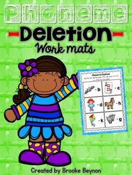 Phoneme isolation and deletion can be a hard skill to master. These work mats help teach and practice the skill using easy to look at, engaging graphics which are friendly to use and uncluttered to look at.  How to Use I use these mats in small groups. Syllable Deletion Activities, Phoneme Deletion Activities, Sound Blending, Letter Writing Activities, Reading Strategies Posters, Syllables Activities, Ab Patterns, Abc Patterns, Christmas Writing