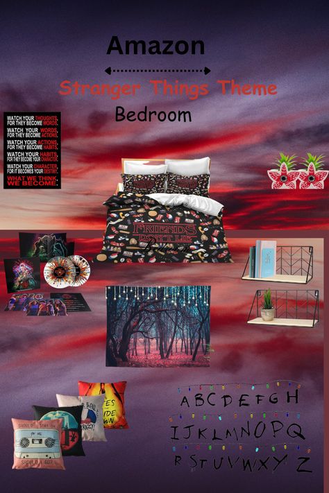 Stranger Things Room Decor Ideas, Stranger Things Themed Room, Stranger Things Themed Bedroom, Stranger Things Bedroom Ideas, Stranger Things Bedroom, Stranger Things Room Decor, Stranger Things Room Ideas, Stranger Things Room, Camper Bunk Beds